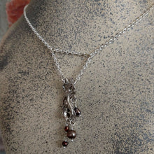 Load image into Gallery viewer, Prima Materia: Rain -- Alchemical Necklace in Bronze or Silver