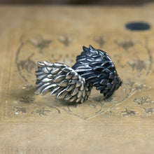 Load image into Gallery viewer, Guardian Angel -- Ring In Bronze or Silver | Hibernacula