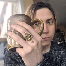 Load image into Gallery viewer, Anima Mundi -- Alchemy Ring in Bronze or Silver | Hibernacula