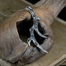 Load image into Gallery viewer, Antler -- Pendant in Bronze or Silver | Hibernacula