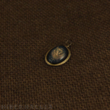 Load image into Gallery viewer, Bastet -- Brass Pendant with Original Artwork | Hibernacula