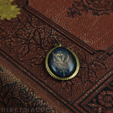 Load image into Gallery viewer, Bastet -- Brass Pendant with Original Artwork | Hibernacula