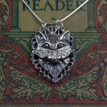 Load image into Gallery viewer, Bastet -- Regal Cat Necklace in Bronze or Silver | Hibernacula