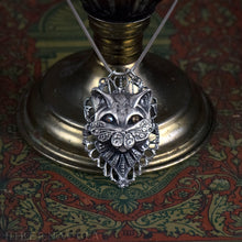 Load image into Gallery viewer, Bastet -- Regal Cat Necklace in Bronze or Silver | Hibernacula