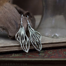 Load image into Gallery viewer, Cicada Wings -- Earrings In Bronze or Silver | Hibernacula