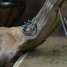 Load image into Gallery viewer, Little Crown -- Faerie Pendant in Bronze or Silver | Hibernacula