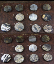 Load image into Gallery viewer, Journey Stone -- Compass Rose Dendritic Jasper Pendant in Bronze or Silver | Hibernacula