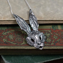 Load image into Gallery viewer, March Hare -- Necklace in Bronze or Silver | Hibernacula