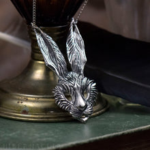 Load image into Gallery viewer, March Hare -- Necklace in Bronze or Silver | Hibernacula