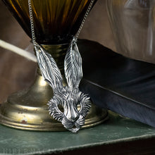 Load image into Gallery viewer, March Hare -- Necklace in Bronze or Silver | Hibernacula