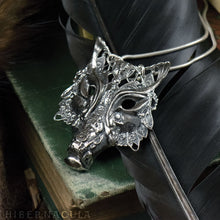 Load image into Gallery viewer, Howl -- Wolf / Fox / Coyote Mask, in Bronze or Silver | Hibernacula