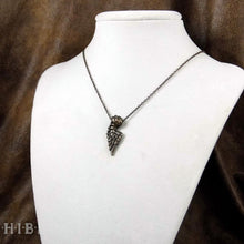 Загрузить изображение в средство просмотра галереи, Little Angel Wing -- Pendant In Bronze or Silver | Hibernacula