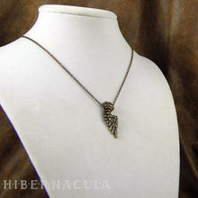 Загрузить изображение в средство просмотра галереи, Little Angel Wing -- Pendant In Bronze or Silver | Hibernacula