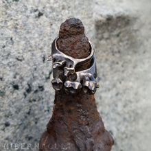 Load image into Gallery viewer, Omnivore -- Tooth Ring in Bronze or Silver | Hibernacula