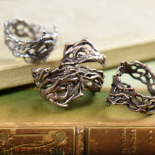 Load image into Gallery viewer, Mandrake Root -- Wrap Ring in Bronze or Silver | Hibernacula