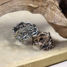 Load image into Gallery viewer, Mandrake Root -- Wrap Ring in Bronze or Silver | Hibernacula