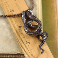 Load image into Gallery viewer, Treasures of the Deep -- Tentacle necklace in Bronze or Silver | Hibernacula