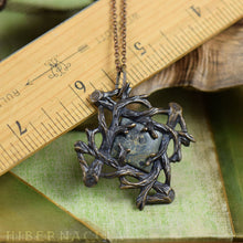 Load image into Gallery viewer, Sanctuary -- Jasper Pendant in Bronze or Silver | Hibernacula
