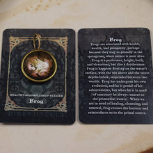 Load image into Gallery viewer, Frog Spirit -- Brass Animal Totem Pendant | Hibernacula