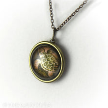 Load image into Gallery viewer, Turtle Spirit -- Brass Animal Totem Pendant | Hibernacula