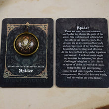 Load image into Gallery viewer, Spider Spirit -- Brass Animal Totem Pendant | Hibernacula
