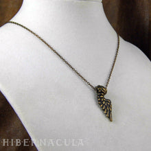 Загрузить изображение в средство просмотра галереи, Little Angel Wing -- Pendant In Bronze or Silver | Hibernacula