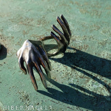 Load image into Gallery viewer, Manifestation -- Hand Ring in Bronze or Silver | Hibernacula