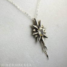 Load image into Gallery viewer, The Star -- Silver & Gemstone Pendant & Chain | Hibernacula