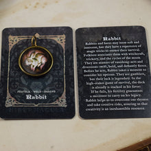 Load image into Gallery viewer, Rabbit Spirit -- Brass Animal Totem Pendant | Hibernacula
