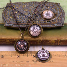 Load image into Gallery viewer, Eternity Pentagram -- Brass Pendant | Hibernacula