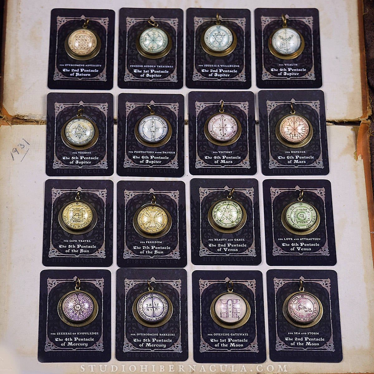 Pentacles of the Moon -- Dreamers Talisman | Hibernacula PS First 