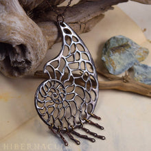 Load image into Gallery viewer, Golden Spiral -- Fibonacci Sequence Pendant, Large | Hibernacula