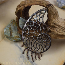 Load image into Gallery viewer, Golden Spiral -- Fibonacci Sequence Pendant, Large | Hibernacula