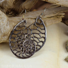 Load image into Gallery viewer, Golden Spiral -- Fibonacci Earrings | Hibernacula