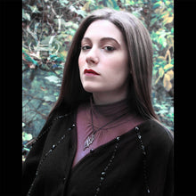 Load image into Gallery viewer, Nocturne Wing -- Dragon / Demon / Bat Wing Pendant in Bronze or Silver | Hibernacula