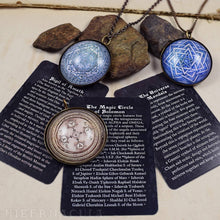 Load image into Gallery viewer, The Magic Circle of Solomon -- Brass Pendant | Hibernacula
