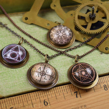 Load image into Gallery viewer, Eternity Pentagram -- Brass Pendant | Hibernacula