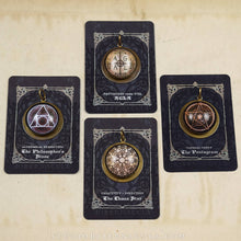 Load image into Gallery viewer, Eternity Pentagram -- Brass Pendant | Hibernacula