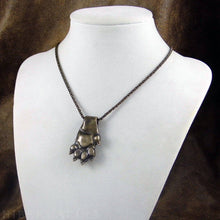 Загрузить изображение в средство просмотра галереи, Pounce -- Cat Paw Pendant in Bronze or Silver | Hibernacula
