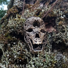 Load image into Gallery viewer, Memento  Mori -- Necklace in Bronze or Silver | Hibernacula