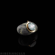 Load image into Gallery viewer, Hexagram  -- Brass Talisman | Hibernacula