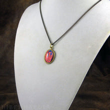 Load image into Gallery viewer, The Phoenix -- Brass Pendant with Original Artwork | Hibernacula