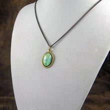 Load image into Gallery viewer, The Sky is Falling -- Brass Pendant with Original Artwork | Hibernacula