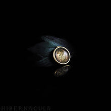 Load image into Gallery viewer, Crow / Raven Spirit -- Brass Animal Totem Pendant | Hibernacula