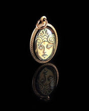 Load image into Gallery viewer, Athena -- Brass Pendant with Original Artwork | Hibernacula