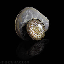 Load image into Gallery viewer, Unfolding Universe Mandala -- Brass Pendant | Hibernacula