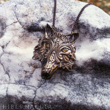 Load image into Gallery viewer, Wolf Prince -- Pendant In Bronze or Silver | Hibernacula