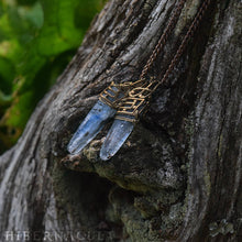 Load image into Gallery viewer, Kyanite Blade -- Crystal & Filigree Pendant | Hibernacula