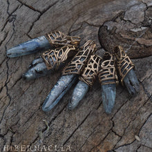 Load image into Gallery viewer, Kyanite Blade -- Crystal & Filigree Pendant | Hibernacula