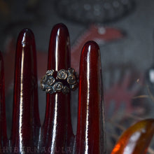 Load image into Gallery viewer, Hedge Rose -- Wrap Ring in Bronze or Silver | Hibernacula